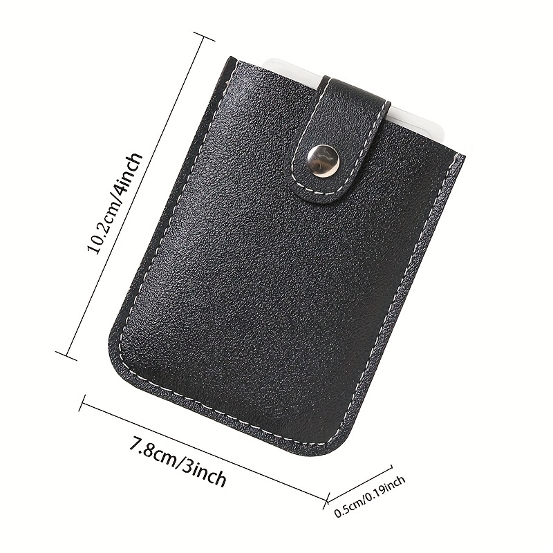 PU Leather Slim Thin Credit Card Holder Mini Wallet Case Card Holder Credit  Card