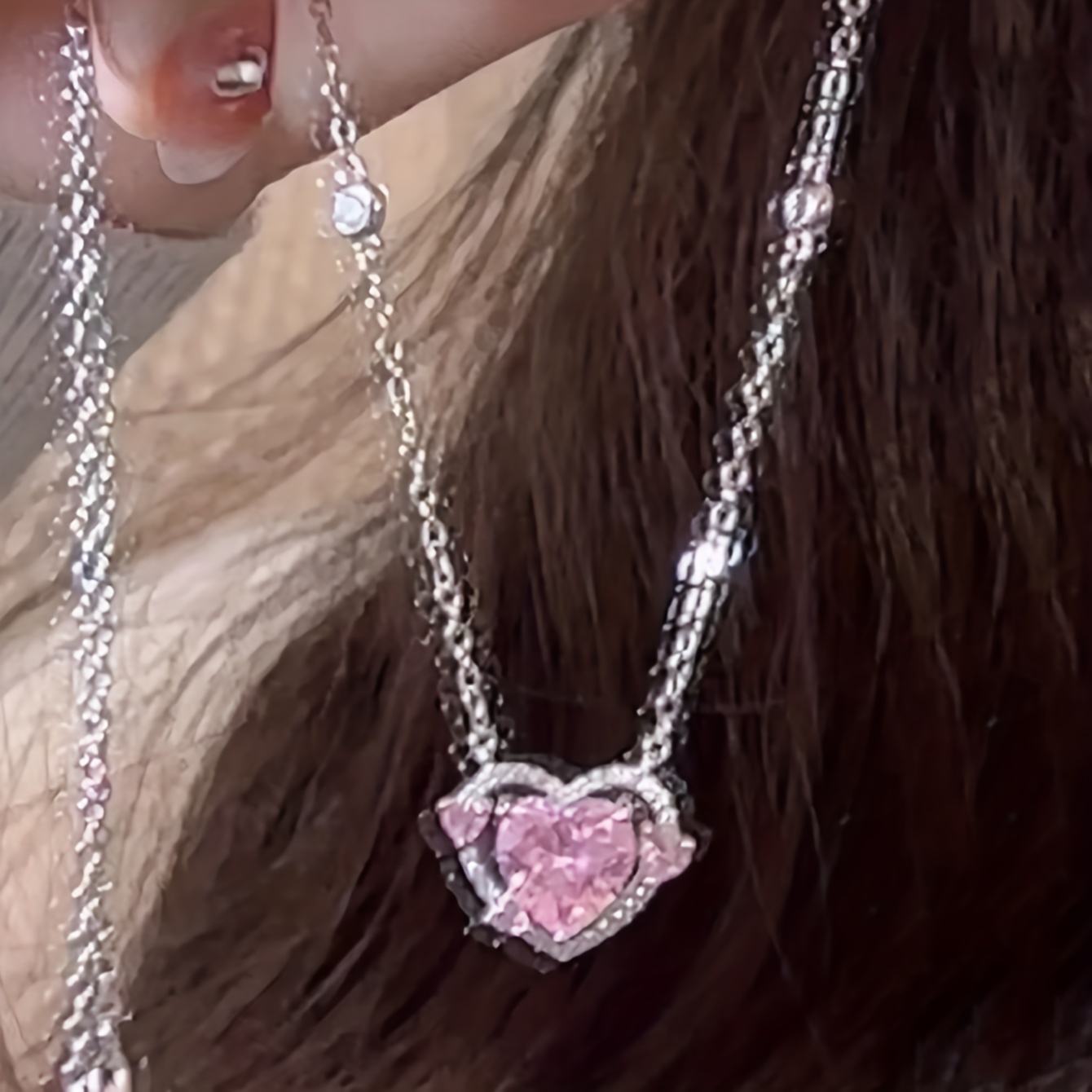 新品登場 design mode Heart ハート ネックレス y2k necklace