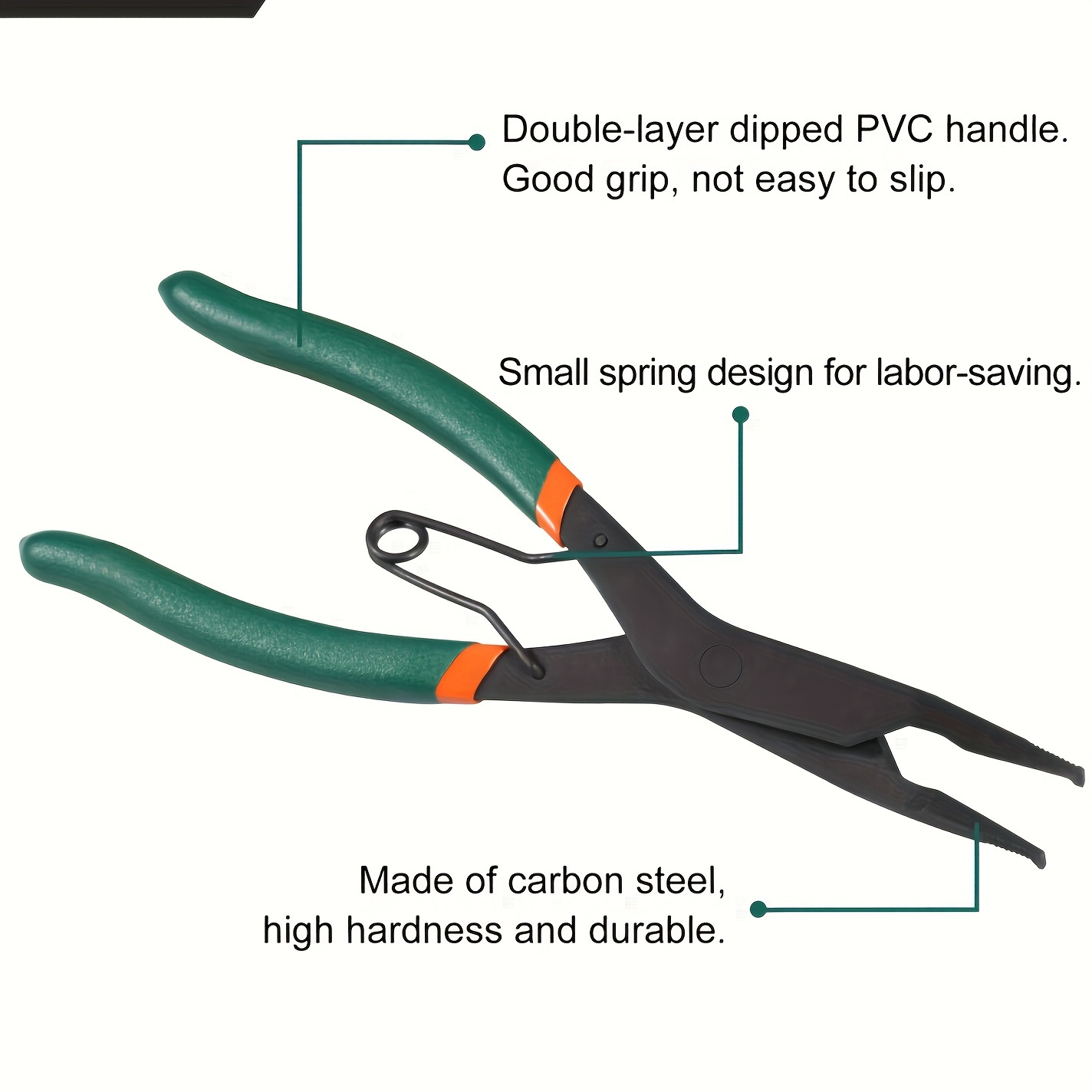 OEMTOOLS 25354 Angle Tip Lock Ring Pliers, Spread Snap Rings on Brakes,  Pedal Shafts, Clutch Shafts, Transmissions, Piston Rings, and More with  These