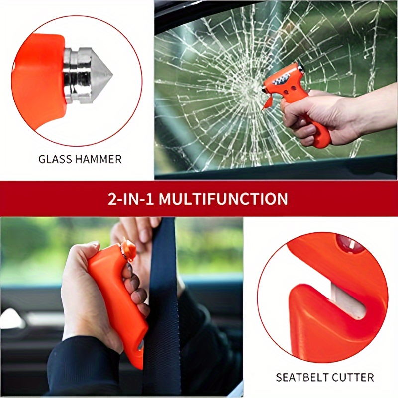 Car Emergency Escape Hammer Window Breaker Seat Belt Cutter - Temu
