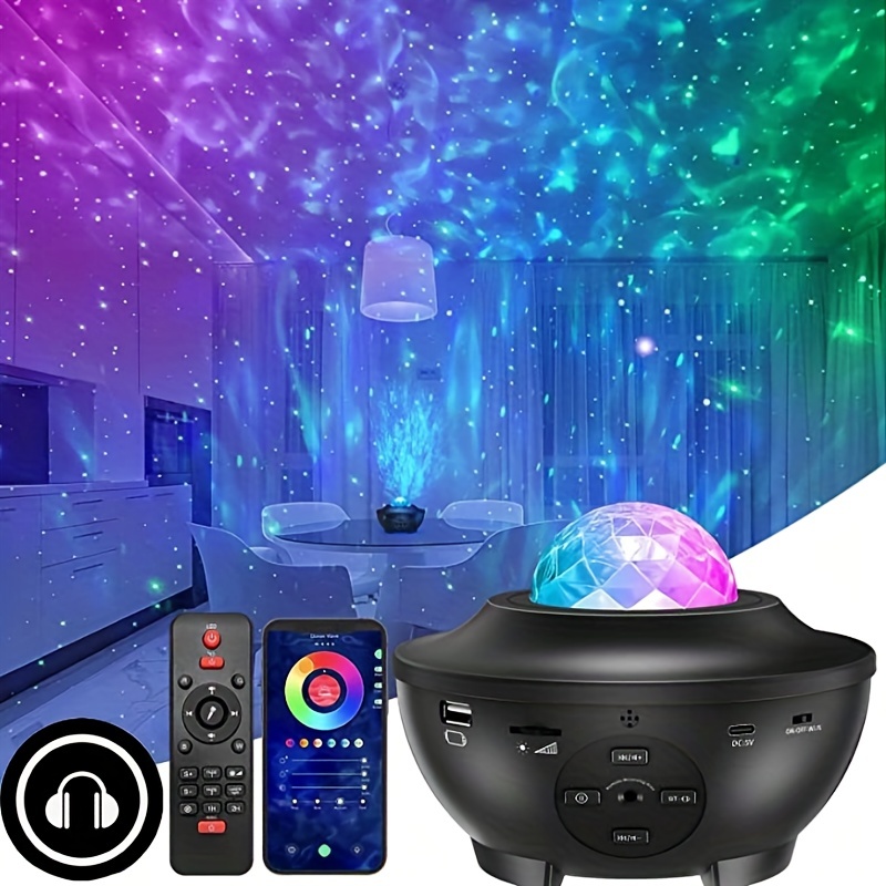 Galaxy Projector for Bedroom,Star Projector Galaxy Light Projector  Bluetooth Speaker,Night Light Projector for Kids Adults,Holiday Birthday  Party