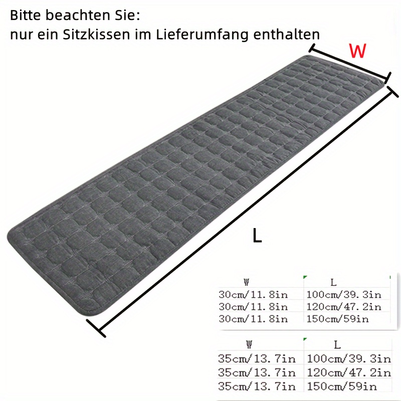 Bench discount cushion 150cm