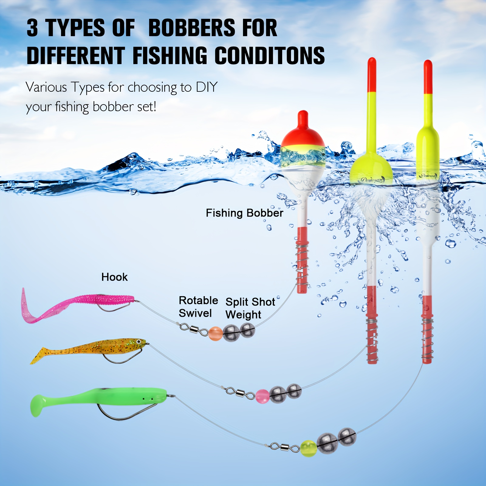 10 Types Of Fishing Bobbers (Differences, Pics, Methods)
