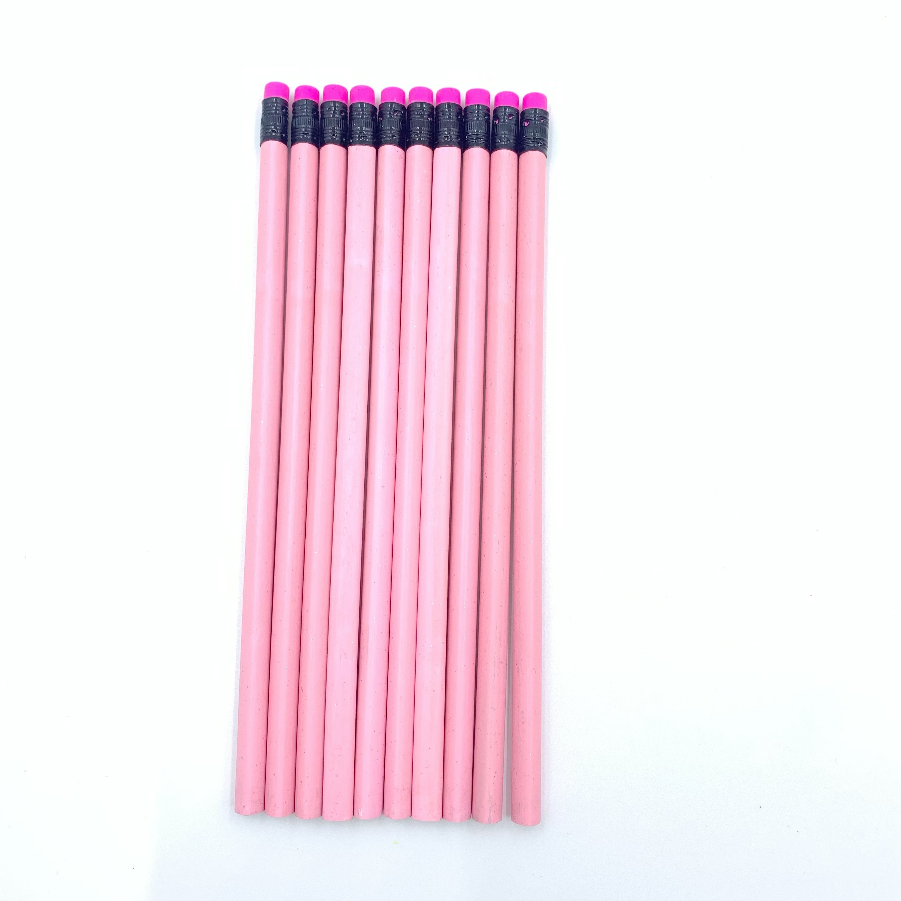 10Pcs/Set Cartoon HB Standard Sketch Pencil Set Wooden Pencil Lot Cute Art  Supplies Stationery Student With Eraser Pencil Gifts