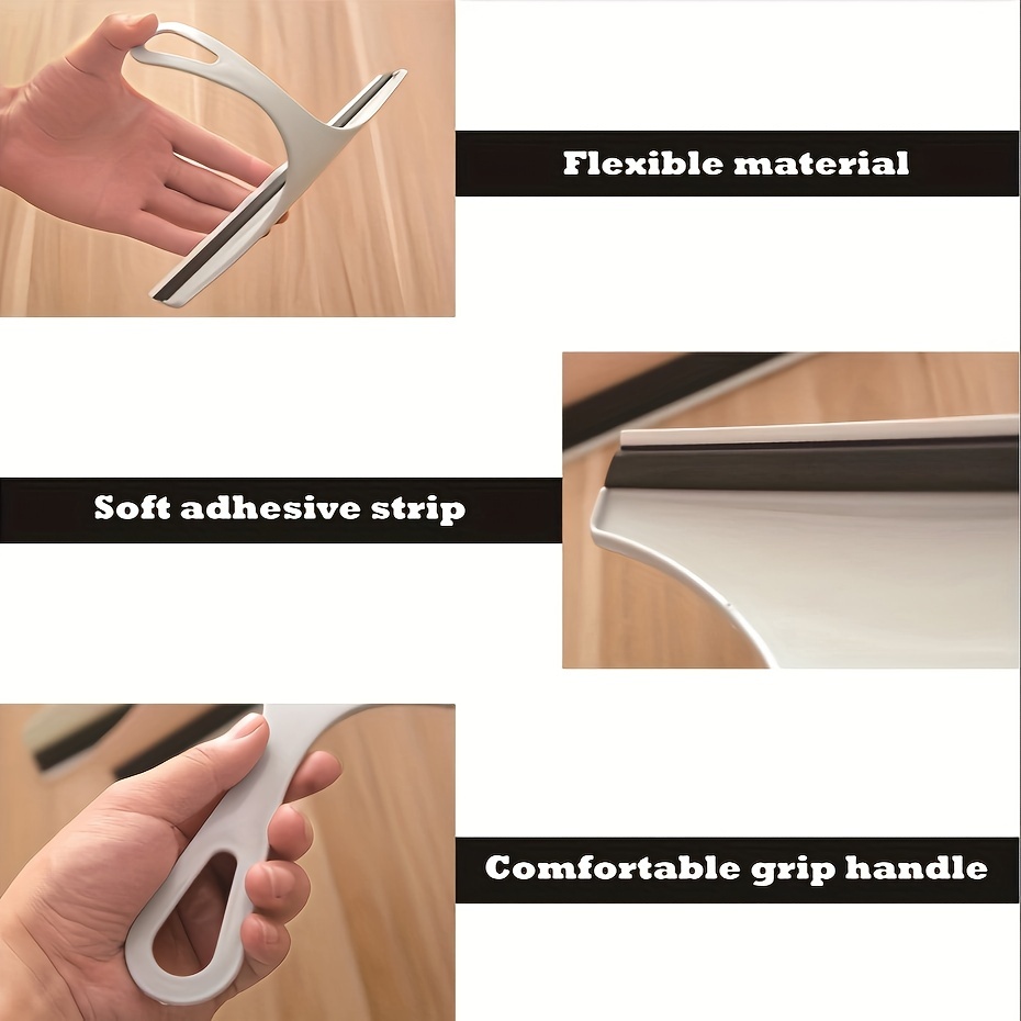 Stretchable Shower Squeegee Glass Wiper Scraper Shower Squeegee