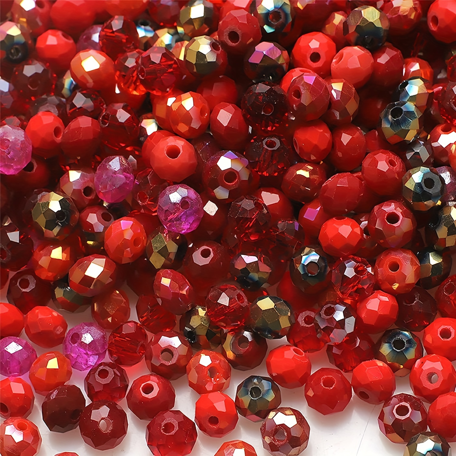 500pcs   crystal glass beads 4mm   round glass beads spacer beads with hole for bracelet necklace earring   making craft details 3