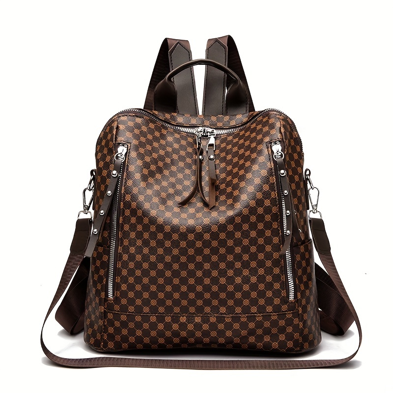 LV Louis Vuitton Classic Large Capacity Backpack Fashion Men's and