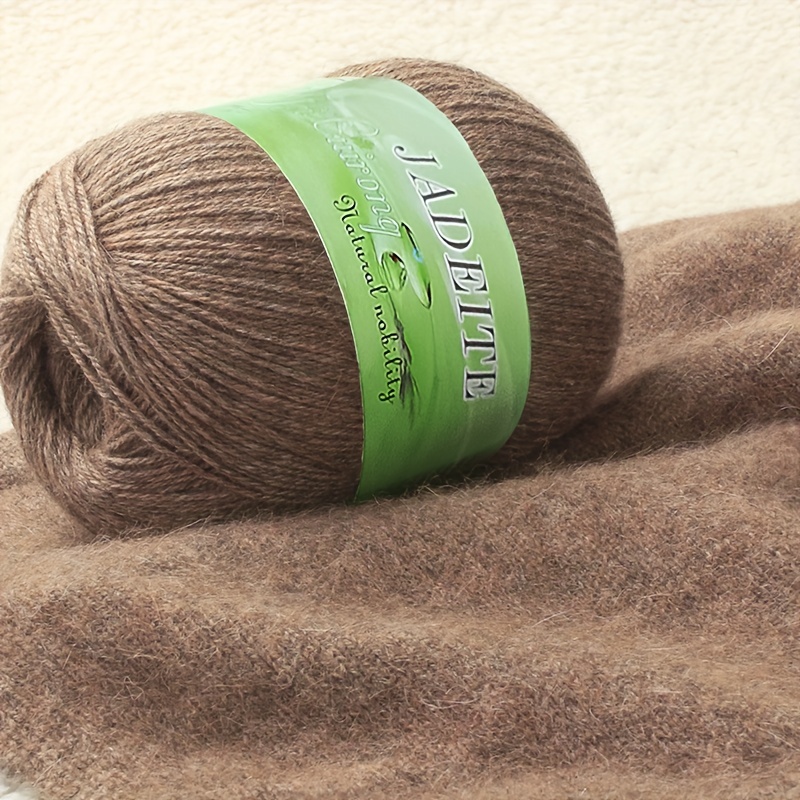 1pc 50g Light Brown Soft Skin-friendly Cashmere Yarn, For Diy