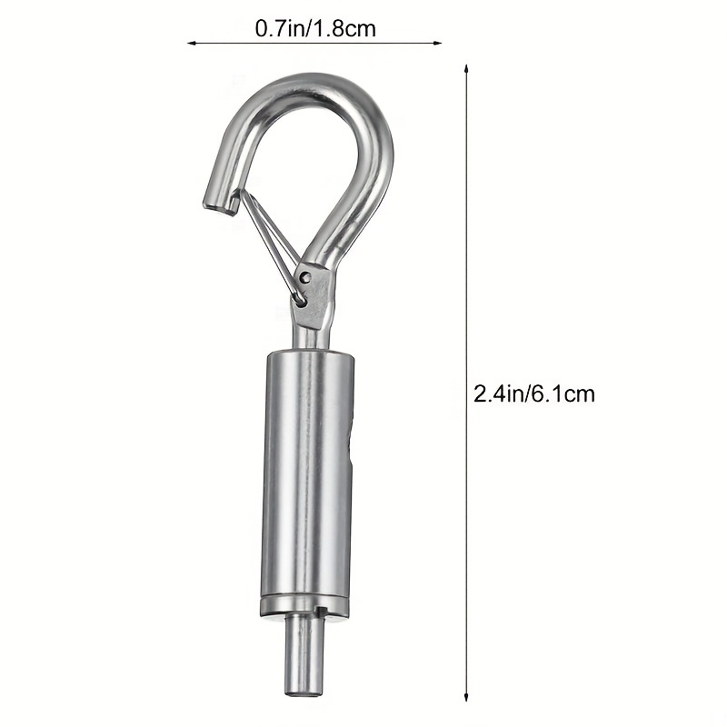 Stainless Steel Spring Buckles Adjustable Curtain Wire - Temu Canada