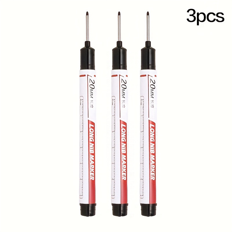 Long Nib Marker Construction Pen For Metal Oil Waterproof - Temu