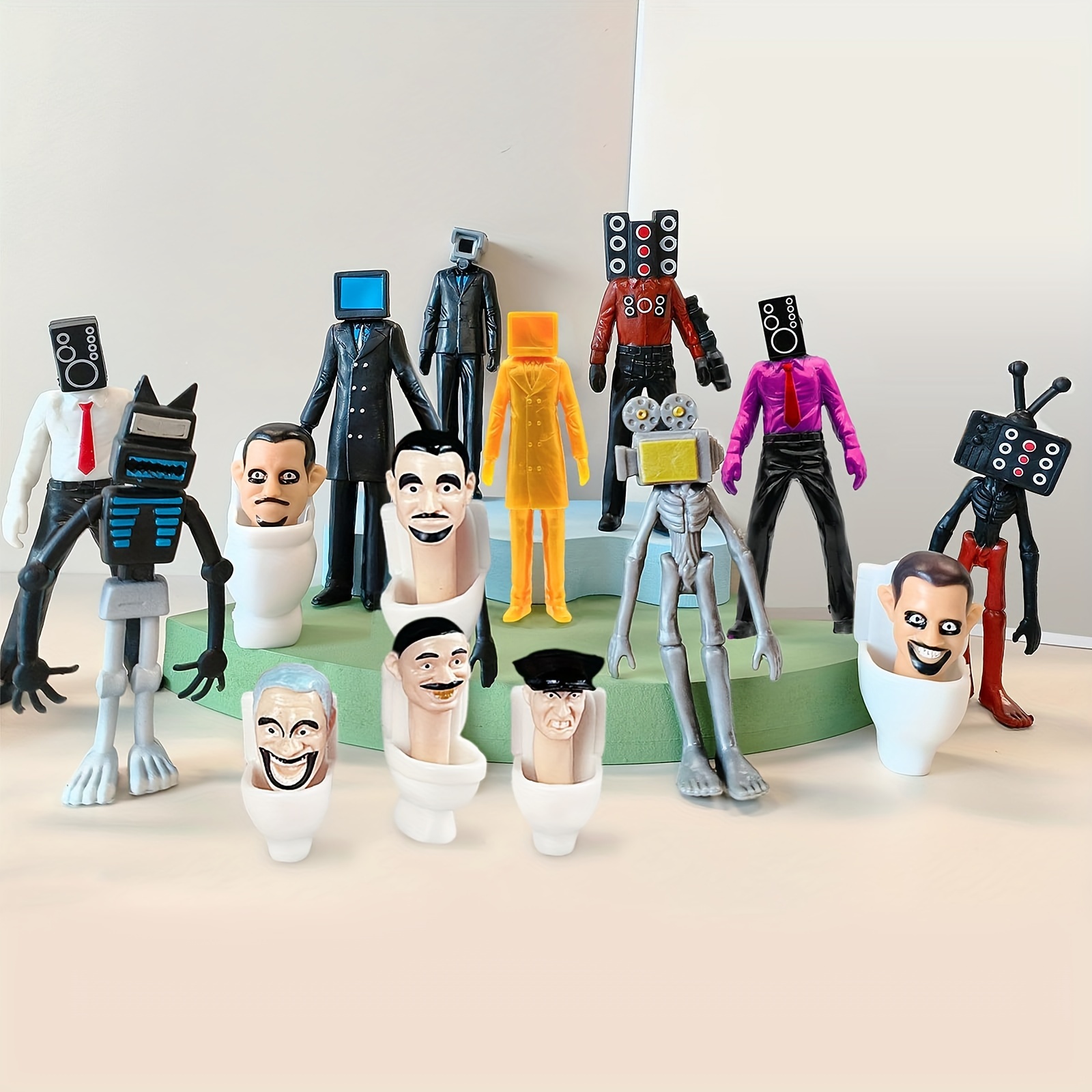 Skibidi Toilet Figure Set Creative Game Action Figures Mini Toys