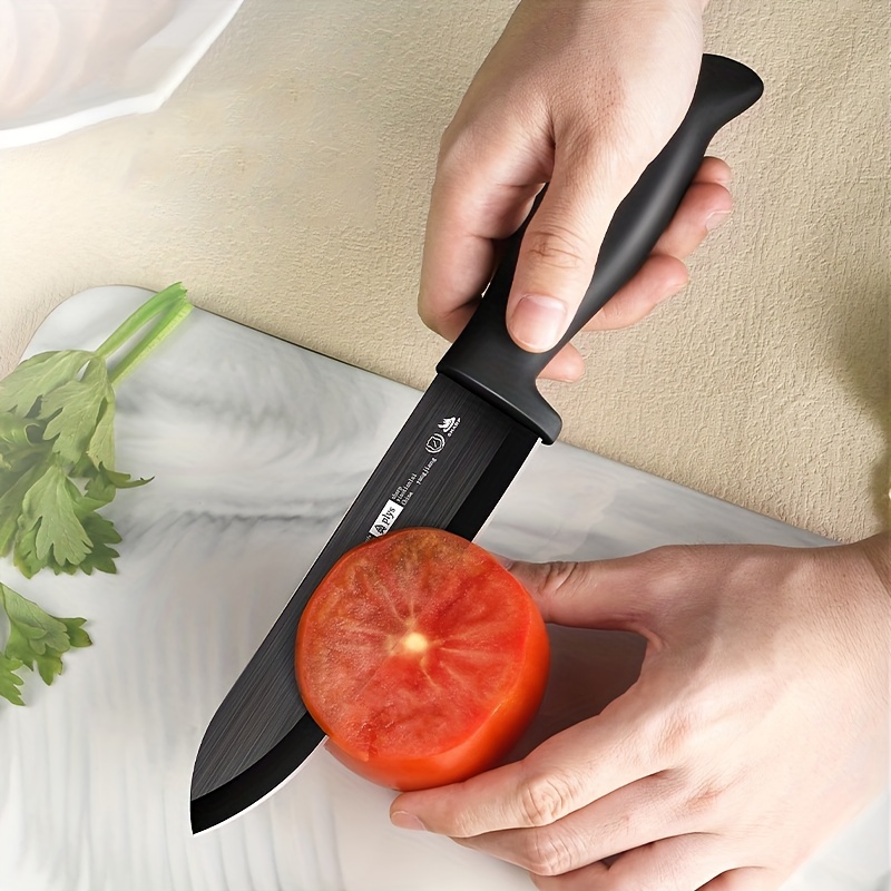 Knife Set with Block in Red Fruit knife Kitchen accessories Kitchen knives  & accessories Knife for men Small knife Knife sharpen - AliExpress