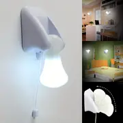 1pc small battery powered night light mini pull wire bulb home bedside cabinet light gift for birthday easter boy girlfriend details 2