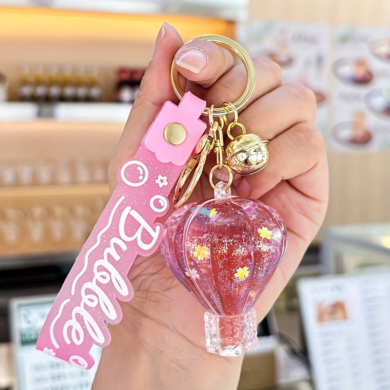 Girlie Girl Key Chain Tassels Bubblegum