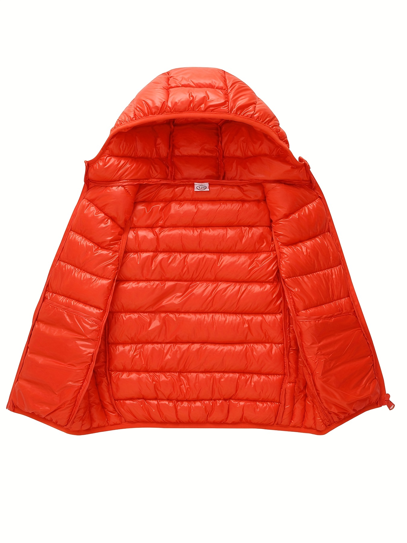 Boys red shop hooded vest