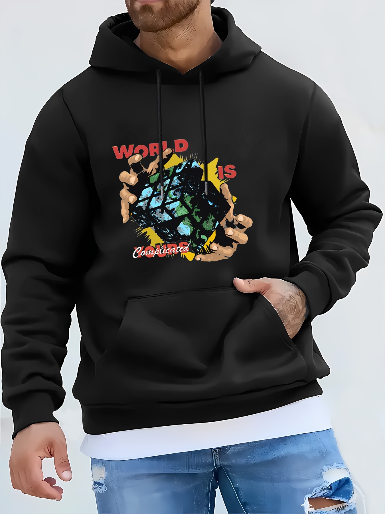 Beach Print Hoodie Cool Hoodies Men Men's Casual Graphic - Temu New Zealand