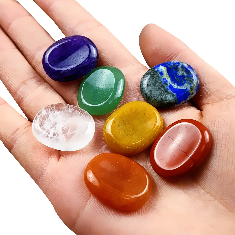 7pcs 7 Natural Stone