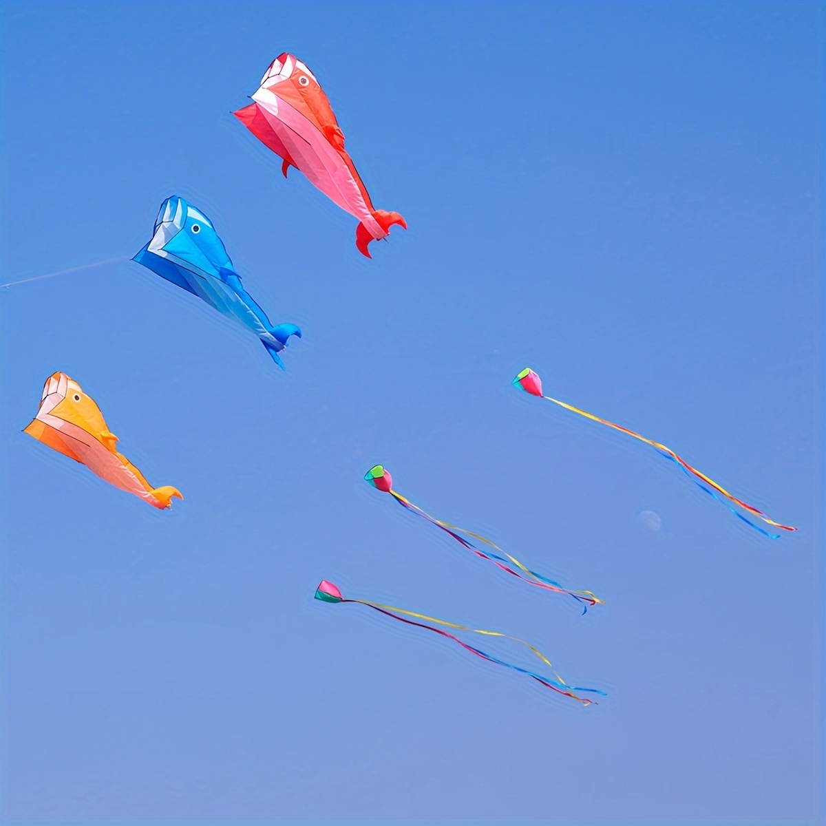 Large Dolphin Kite With 300ft Kite Line Boneless Frameless Soft Giant 3d  Kite Suitable For Beach Park Yard Creative Kite For Outdoor Entertainment, Don't Miss These Great Deals