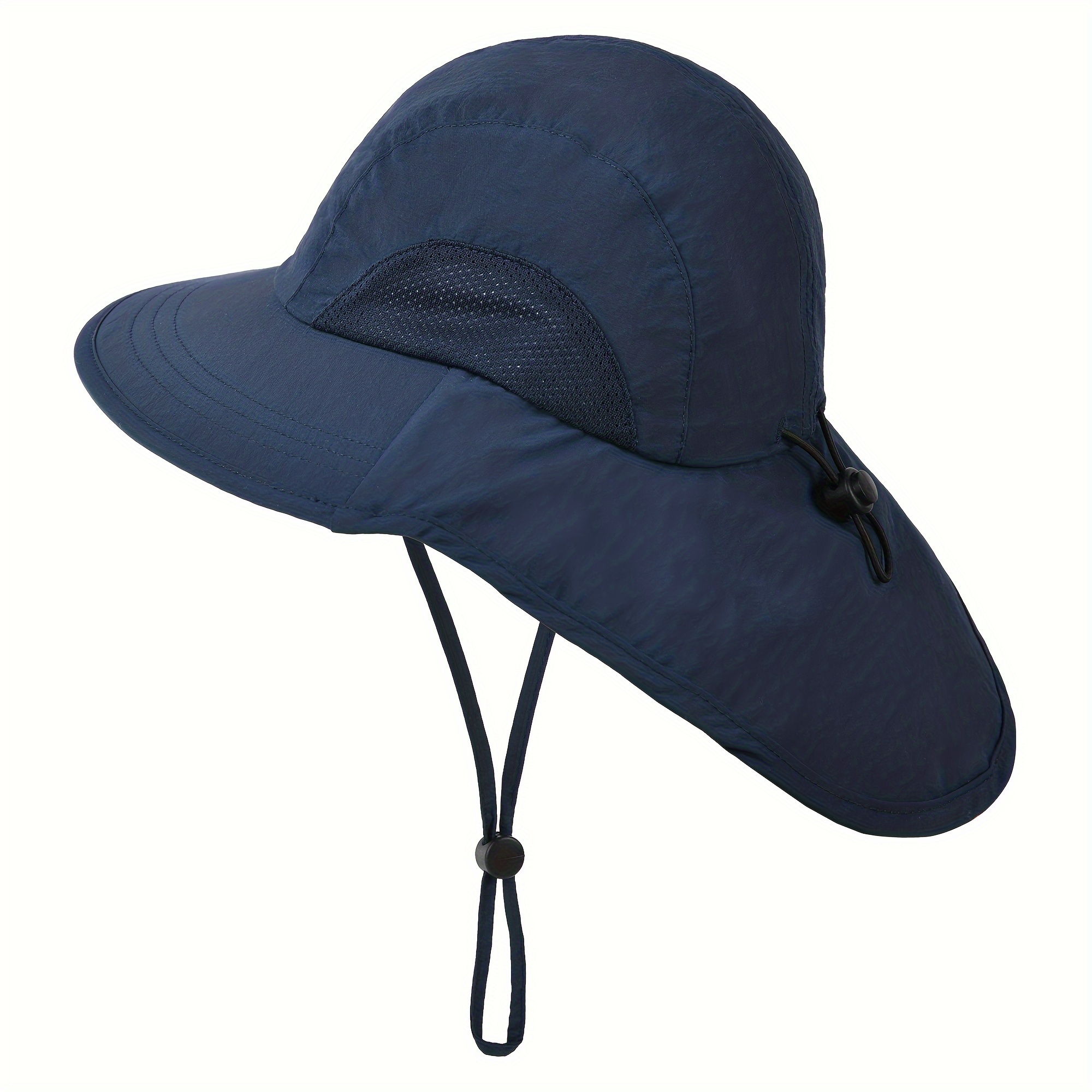 Casual Breathable Wide Brim Sun Hat Kids Fishing Hat Boys - Temu