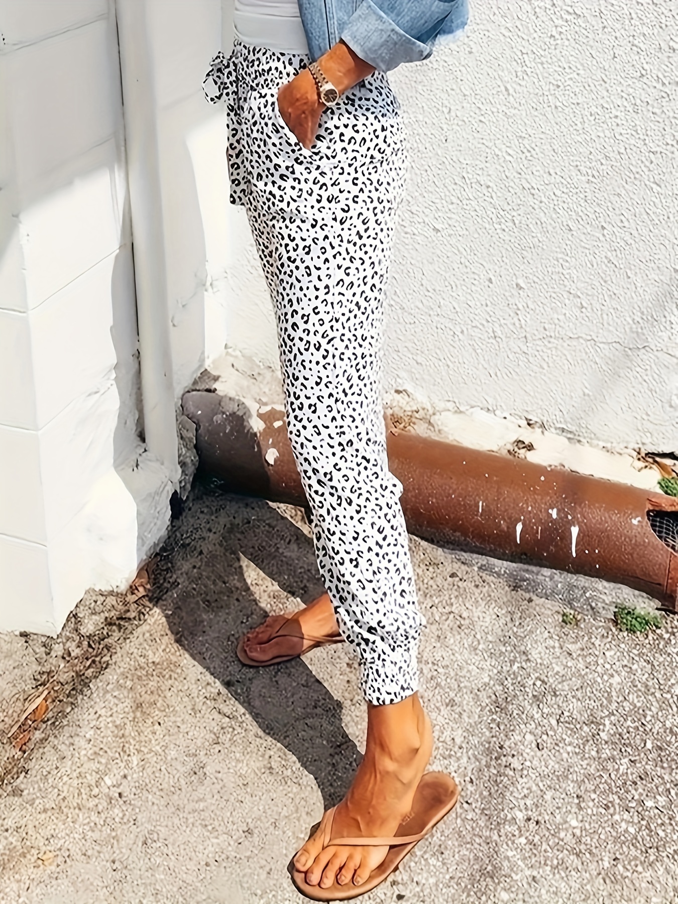 Leopard Print Soft Lounge Jogger Pants - SimplyCuteTees