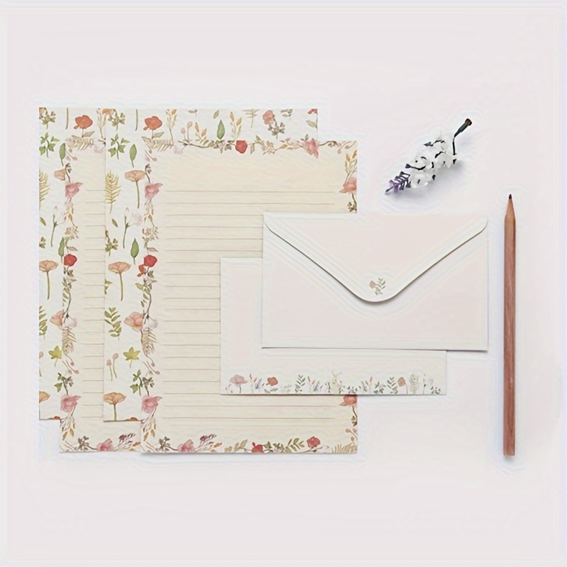 Kraft Paper Thickened Blank Letter Paper Simple Retro - Temu