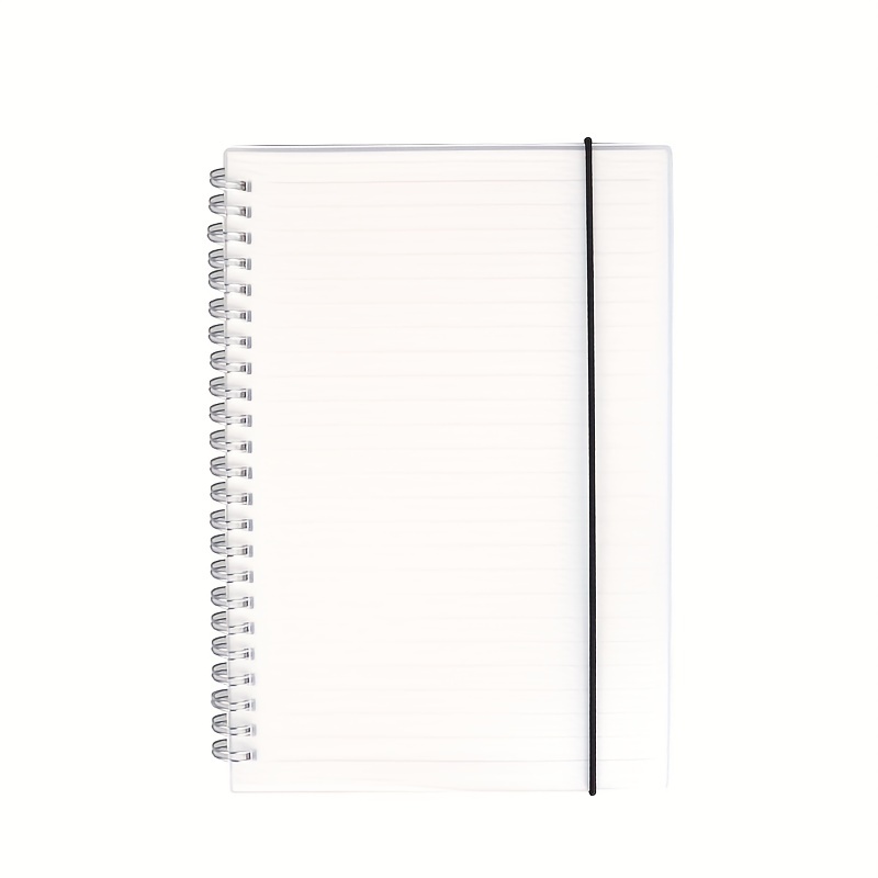 Transparent Hardcover Ruled Spiral Notebook Lined Journal Writing Diary