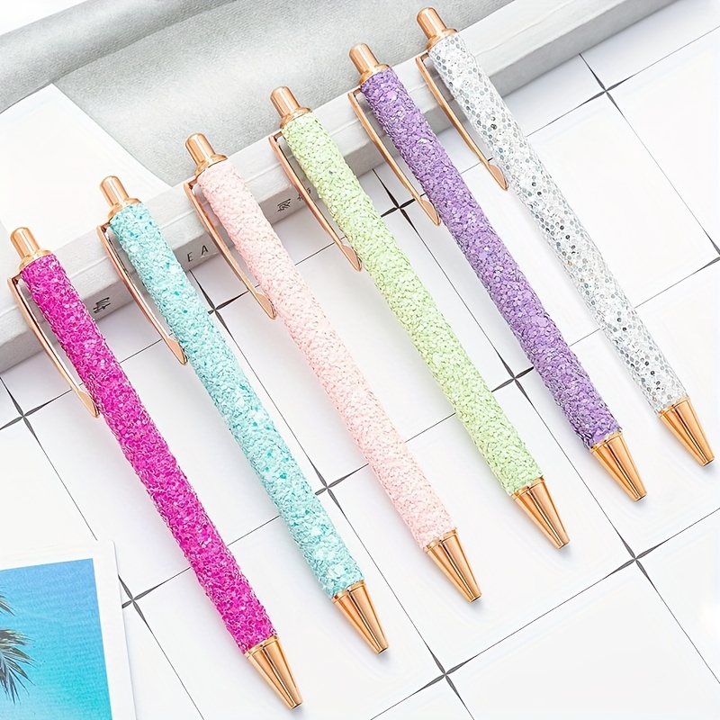 MESMOS Pastel Pens, Mindfulness Gifts, Inspirational Fancy Pens for Women,  Wellness & Spiritual Gifts, Self Love Self Care Gifts, Journaling Pens