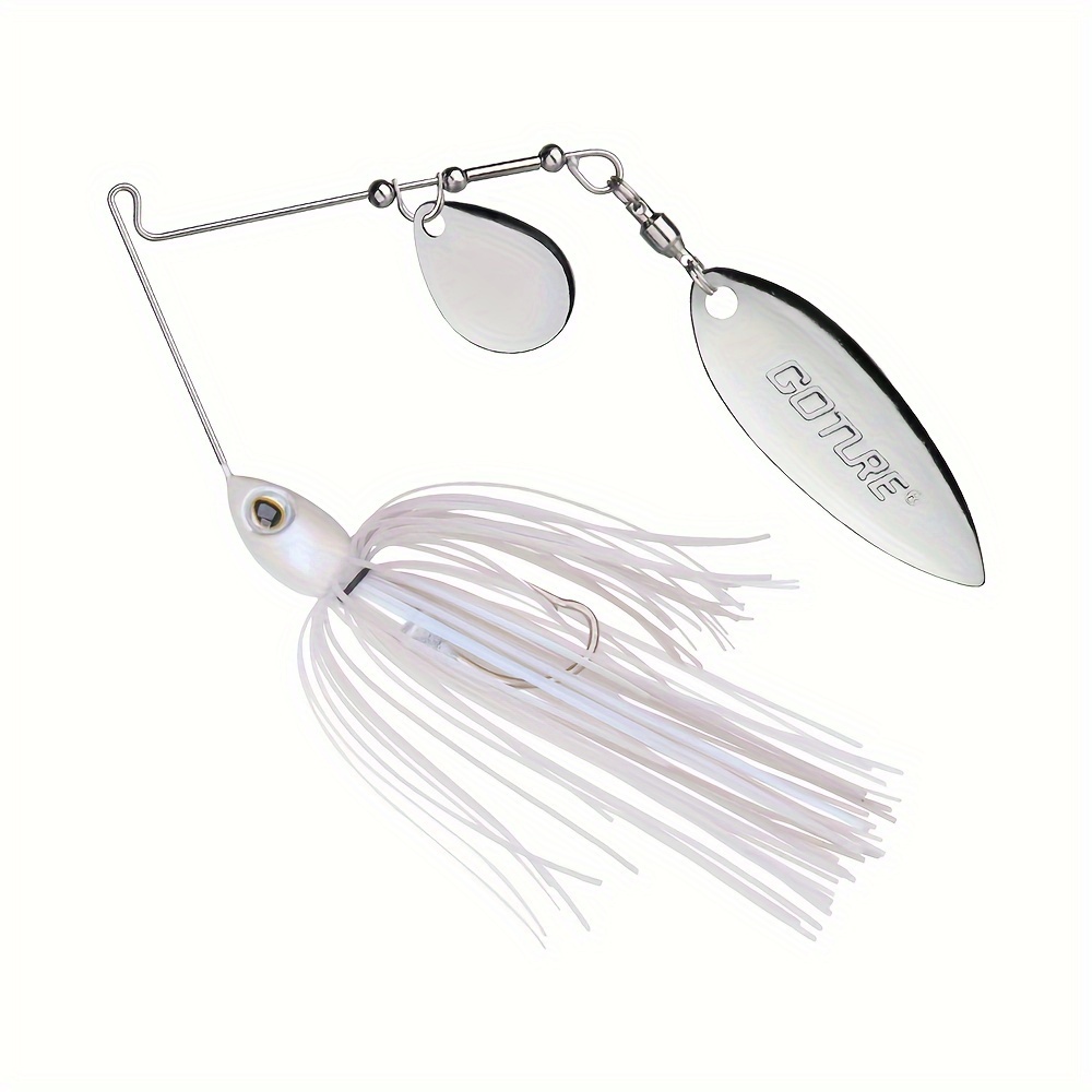 Circle Hooks Spinner Bait 3g-13g Hard Spoon Bass Lures Arttificial Fishing  Lure with Treble Hooks for carp Fishing Accessories Barbless Hooks (Color :  No.3, Model Number : Size 4) : : Sports