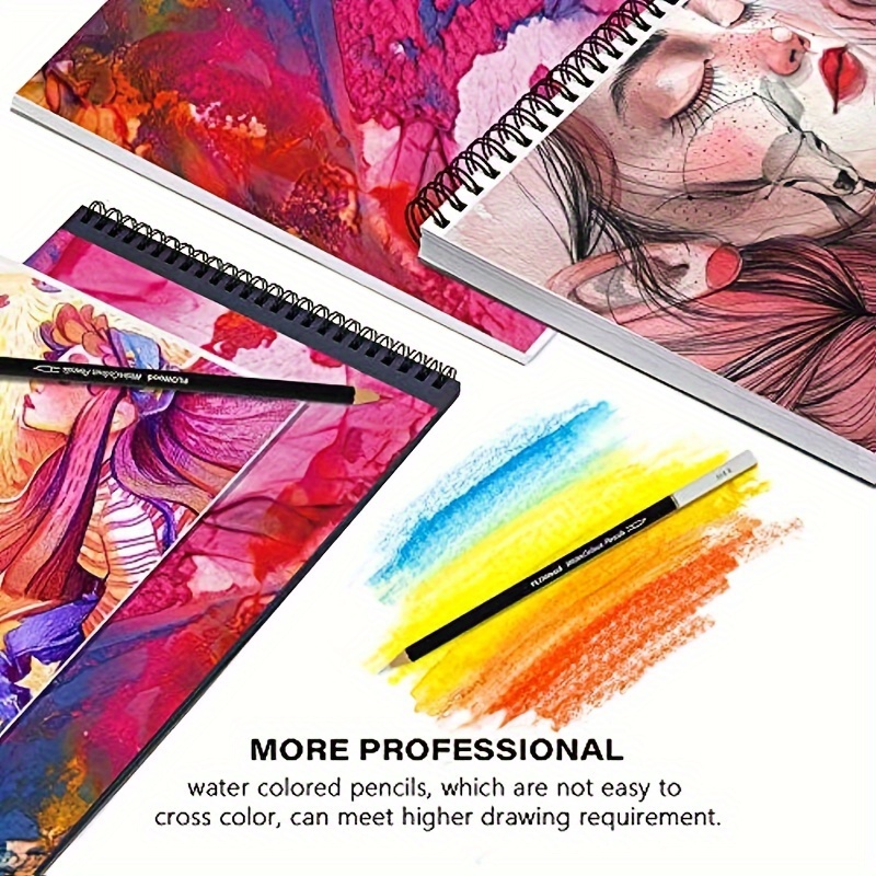 Ensemble de crayons de couleur, Ensemble de crayons aquarelle 48