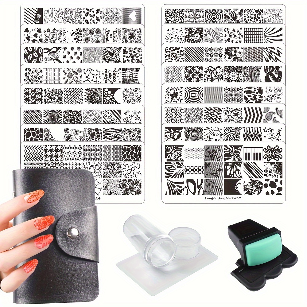 Nail Art Stamping Plates Set | Christmas Collection I – Winstonia