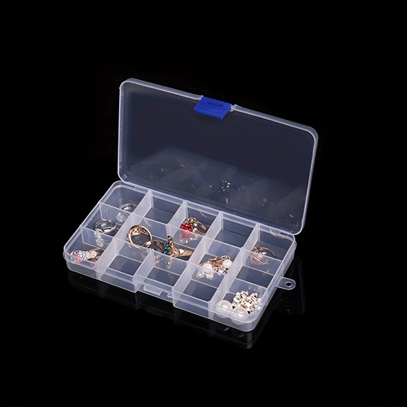 Plastic Jewelry Storage Box Jewelry Organizer Transparent - Temu