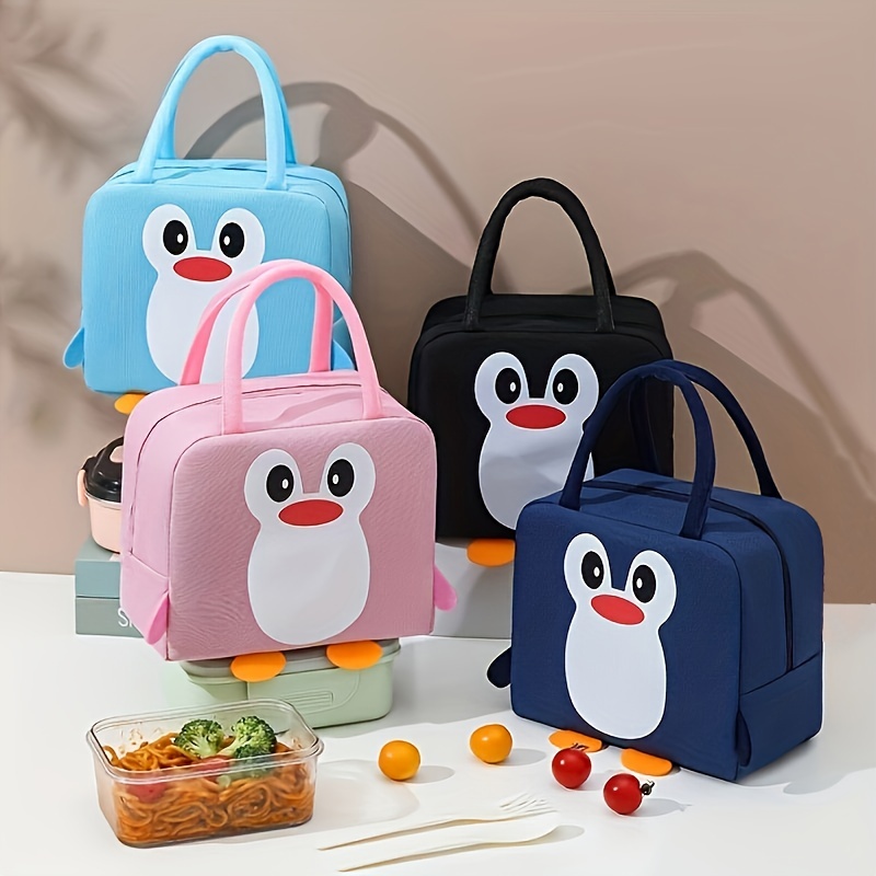 Cartoon Thermal Bag Fashion Portable Bento Bag Cute Penguin - Temu
