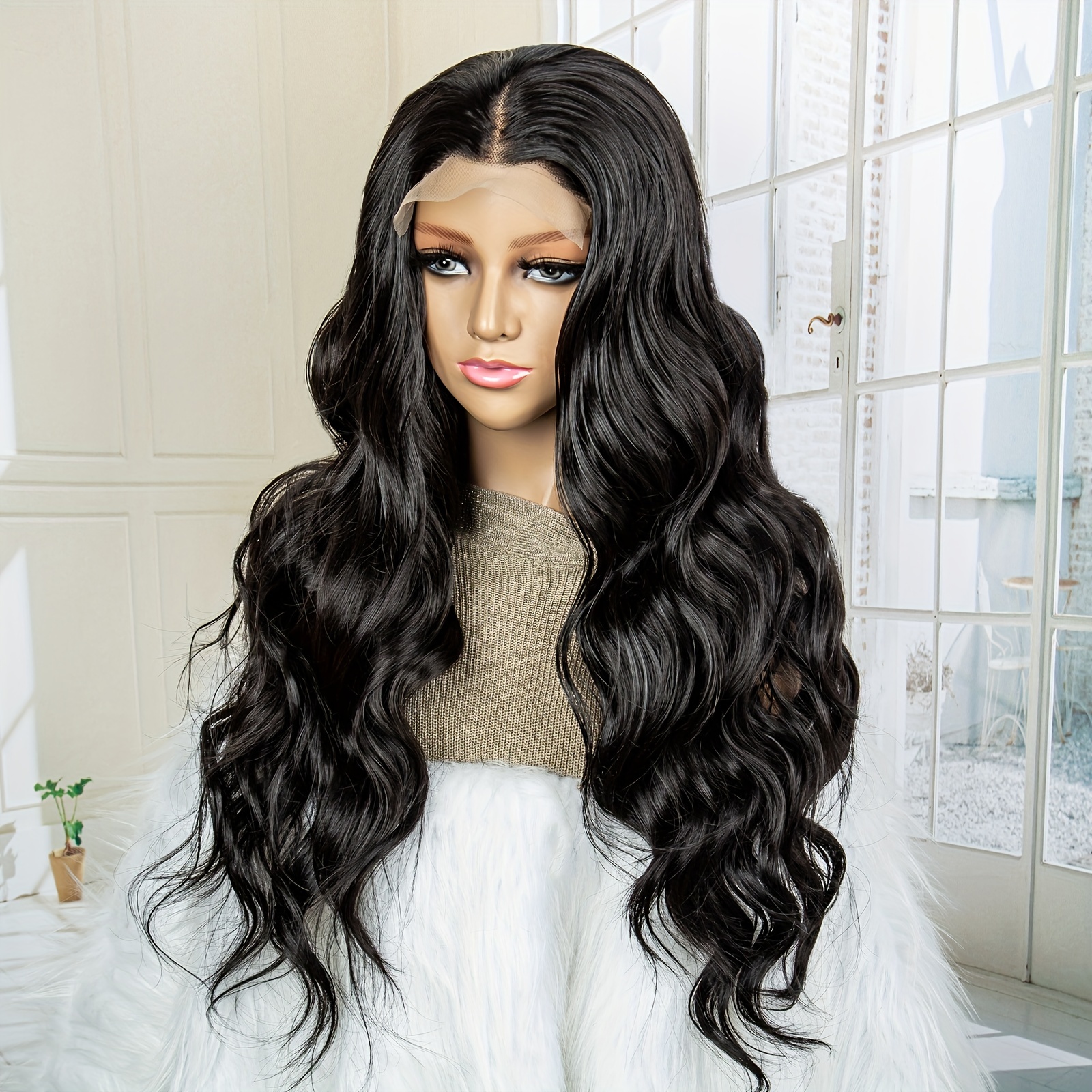 13*4 T Part Lace Front Wigs Long Body Wave Hair Lace Wig - Temu
