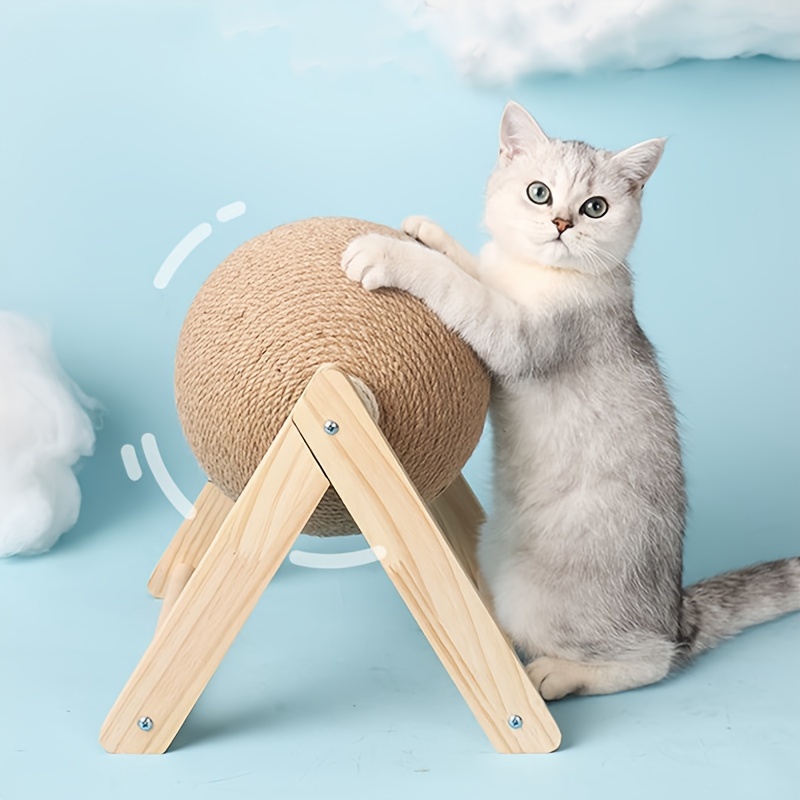 Cat Toys For Indoor Cats: Relieve Boredom With Attractive, High-elasticity  Rope Simulation Balls! - Temu