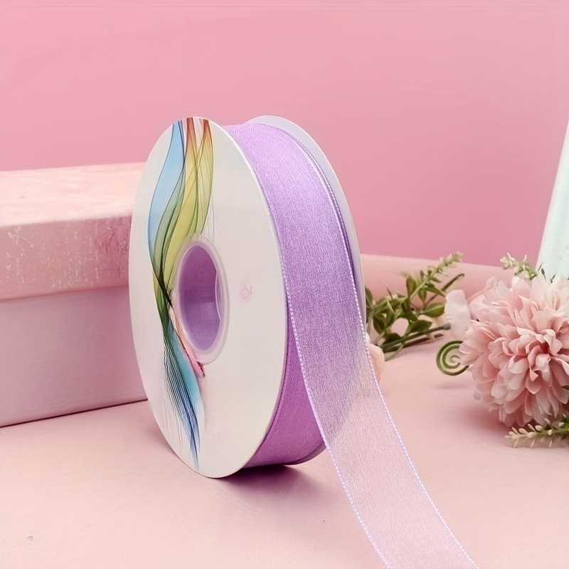 50 Yards Lon Pearlyarn Ribbon Bow Ribbon Ribbon Ribbon - Temu