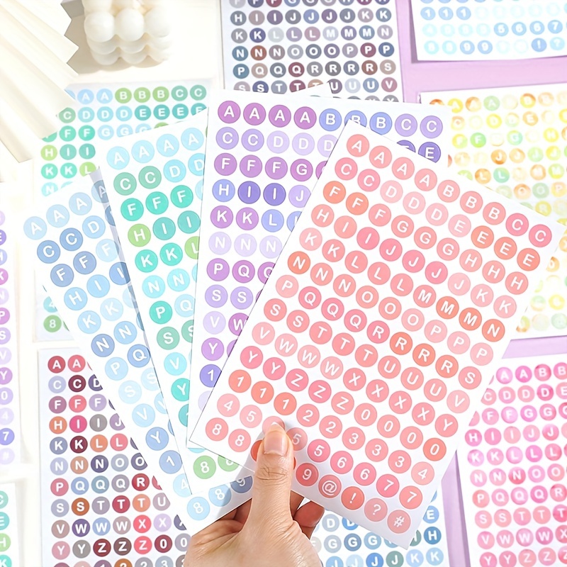  24 Sheets Cute Korean Stickers, Colorful Kpop Stickers