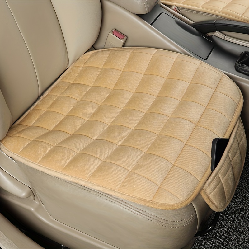 1pc Car Seat Cushion, Non-Slip Rubber Bottom With Storage Pouch, Premium  Comfort Memory Foam, Driver Seat Back Seat Cushion, Car Seat Pad Universal