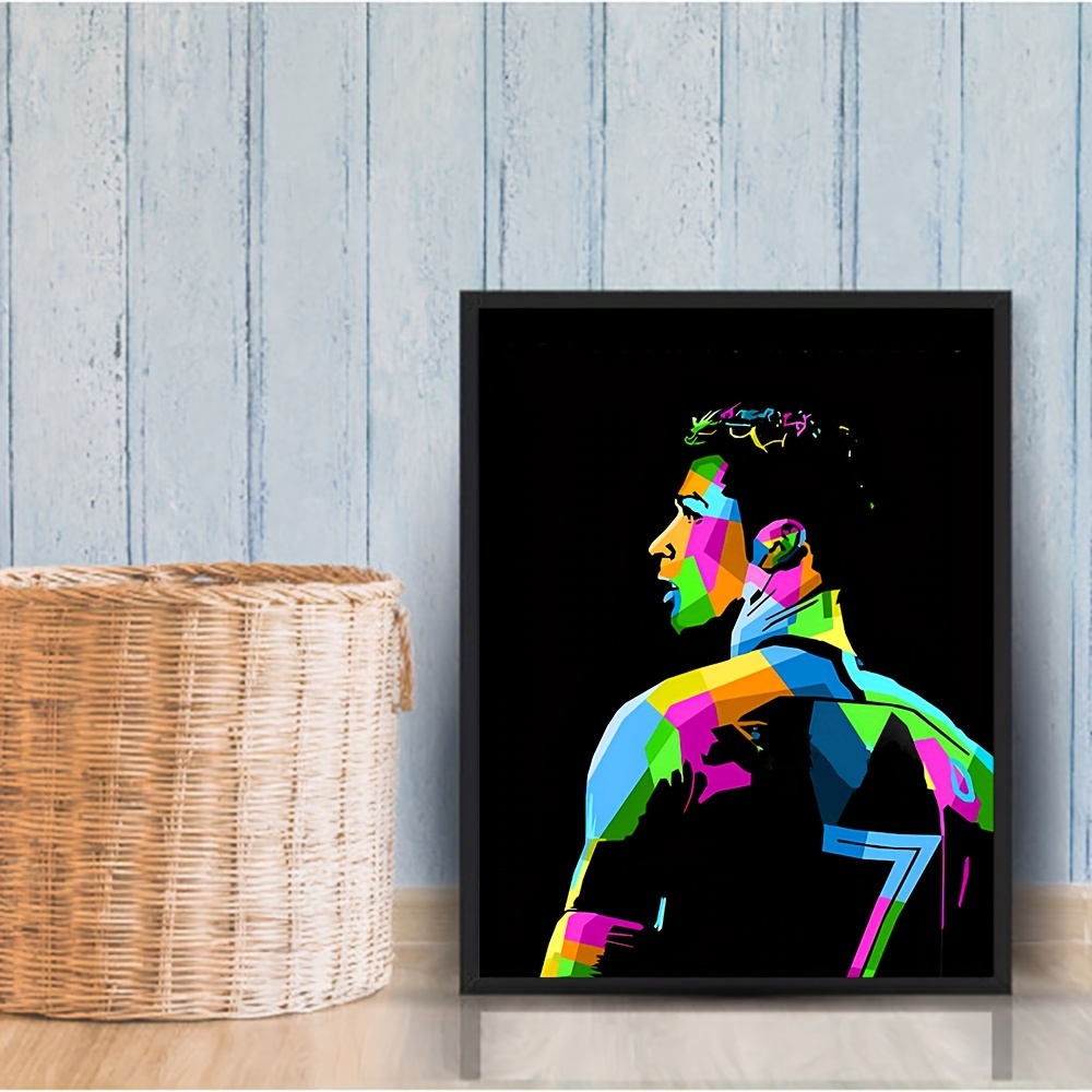 Em promoção! Jogador De Futebol Cartazes Tela De Pintura, Arte De