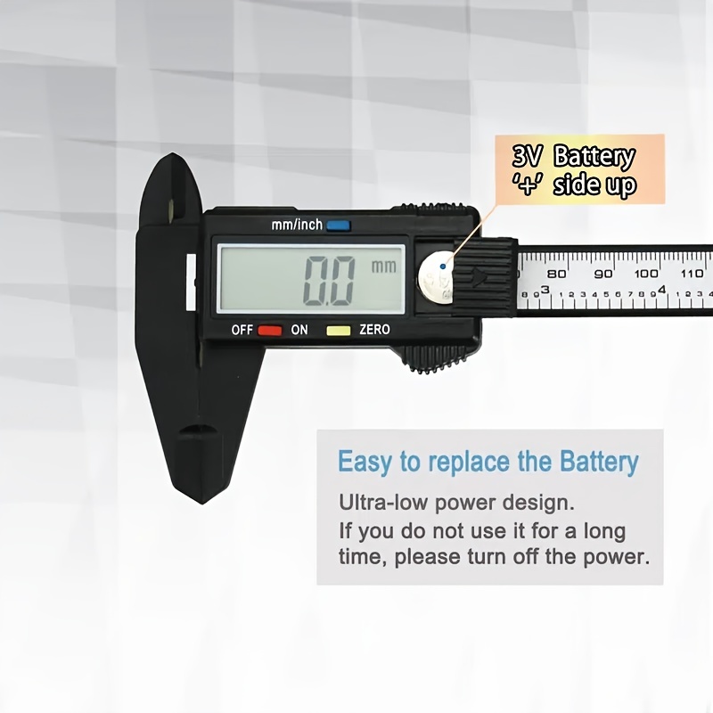 Calibrador Digital Electrónico 15cm 10cm Esfera Fibra - Temu Chile