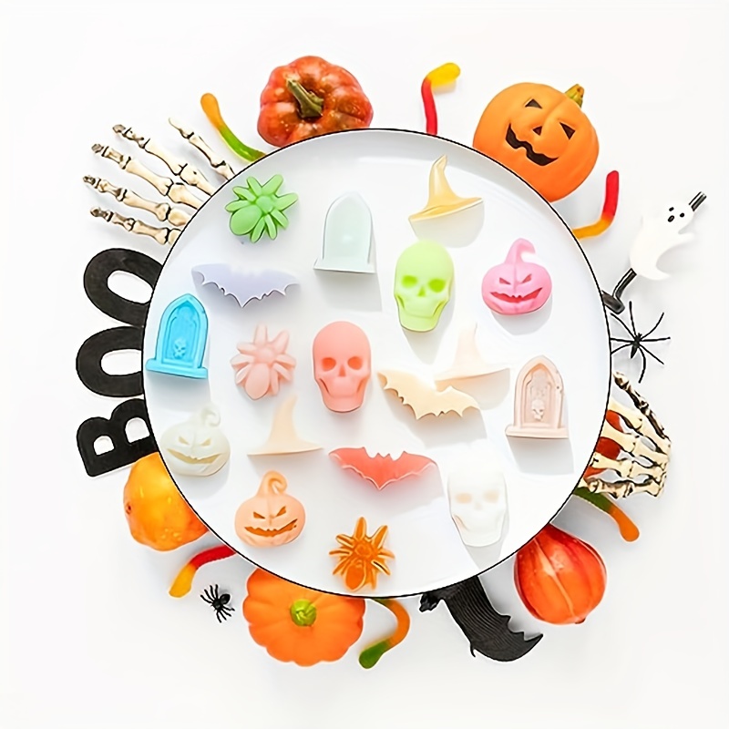 Halloween Silicone Chocolate Candy Mold Pumpkin Ghost Shape - Temu