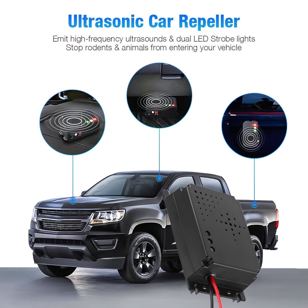 Car Vehicle Ultrasonic Mouse Repeller Rat Rodent Pest Animal