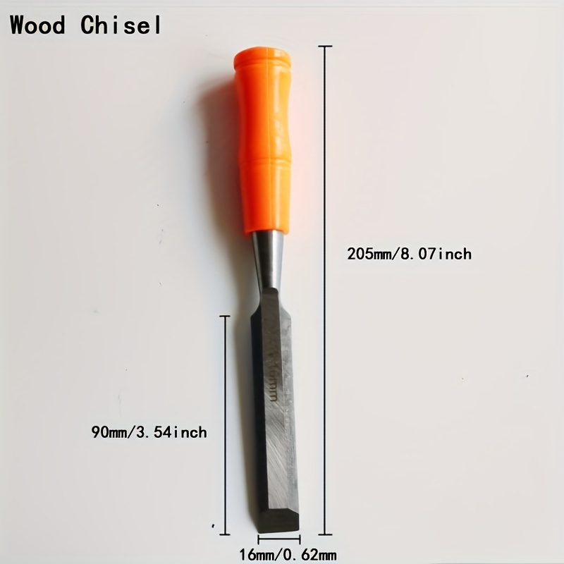 Ciseau à bois avec manche en bois 8mm FORMAT 1 PCS
