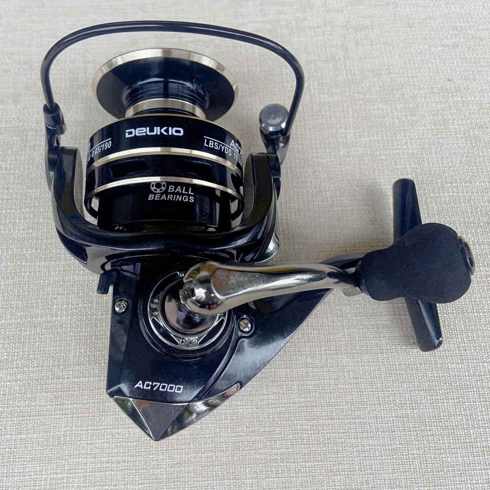 High Quality Metal Fishing Reel With Max Drag, 5.2:1 Gear Ratio Aluminum Spinning  Reel, Fishing Tackle For Bass Trout - Temu Austria