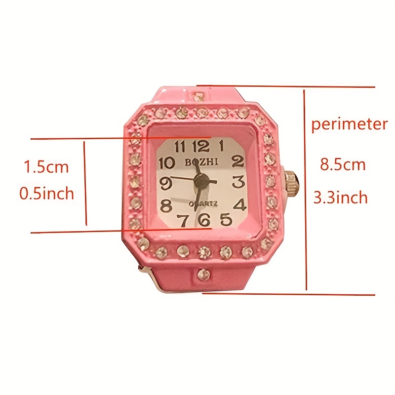 新品 指 時計 ピンク 3 - アナログ（クォーツ式）