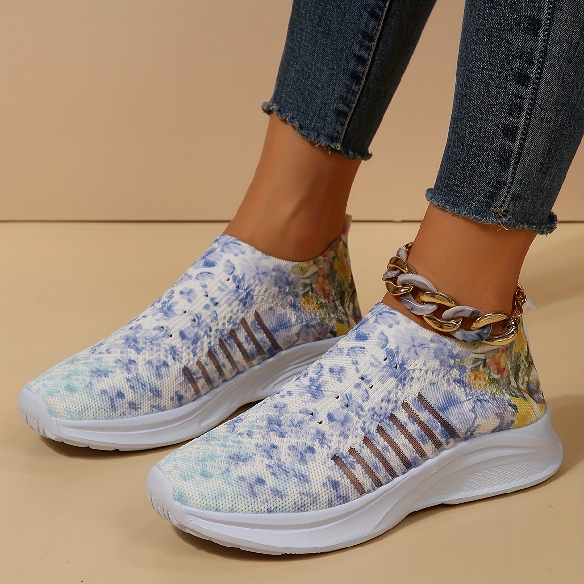 Floral gym outlet shoes