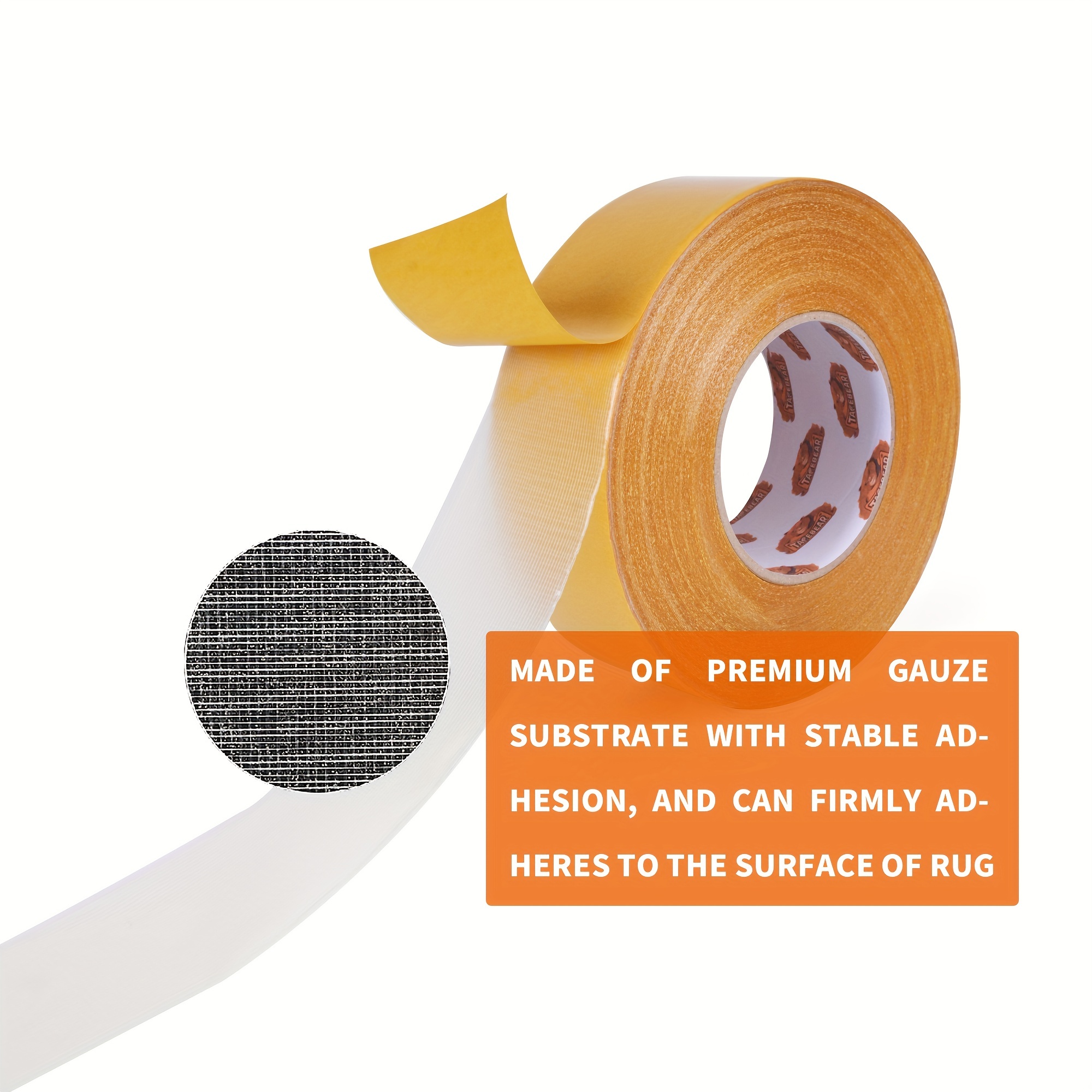 15mm Double-sided Fabric Tape Heavy Duty, Super Sticky
