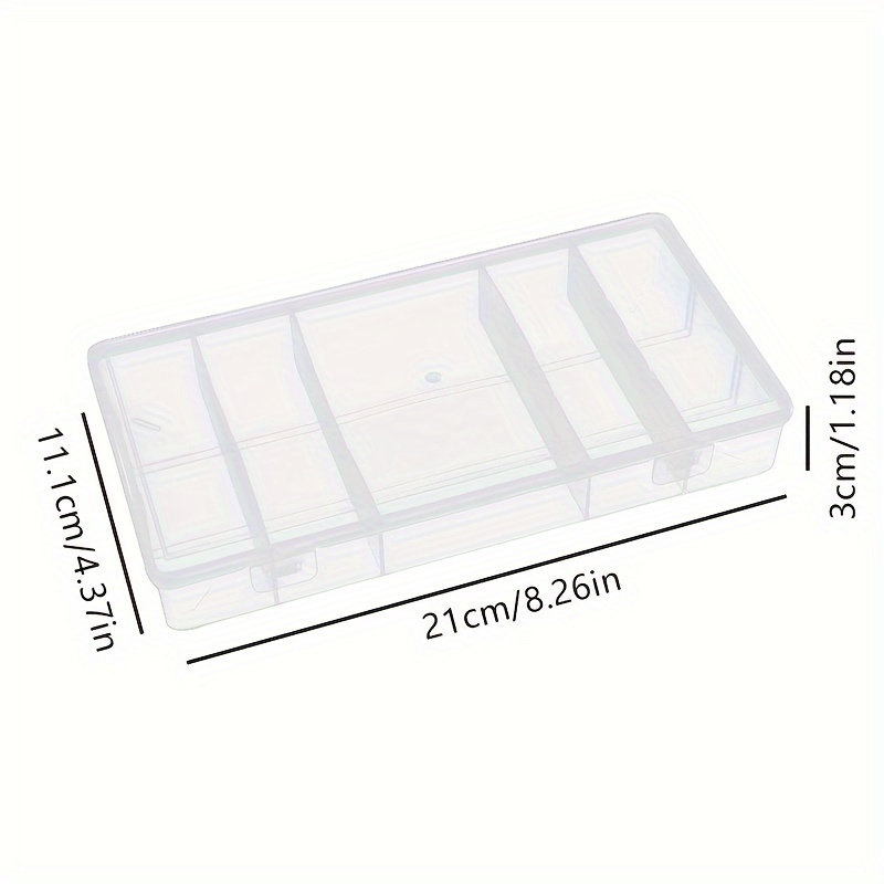 Transparent Storage Box Cover Rectangle Vertical Eyelash - Temu