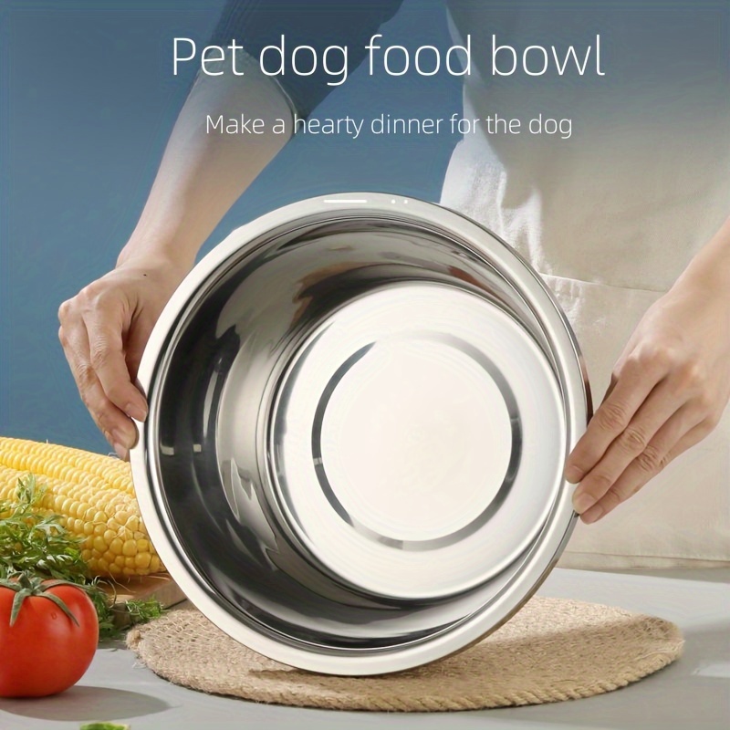 Dog food hotsell bowl large