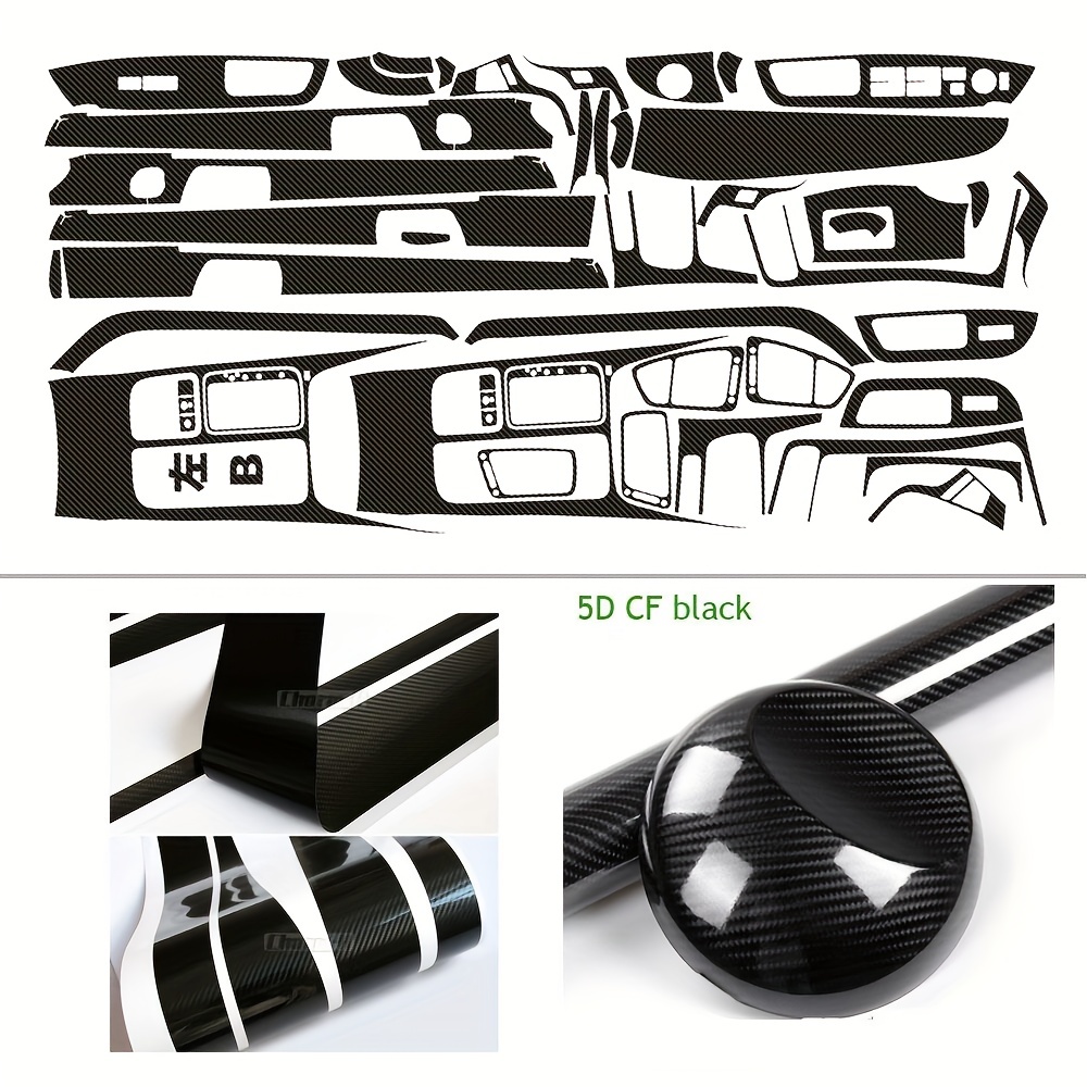 For Kia For Sorento 2009-2014 Interior Central Control Panel Door Handle  3D/5D Carbon Fiber Stickers Decals Car Styling Accessories