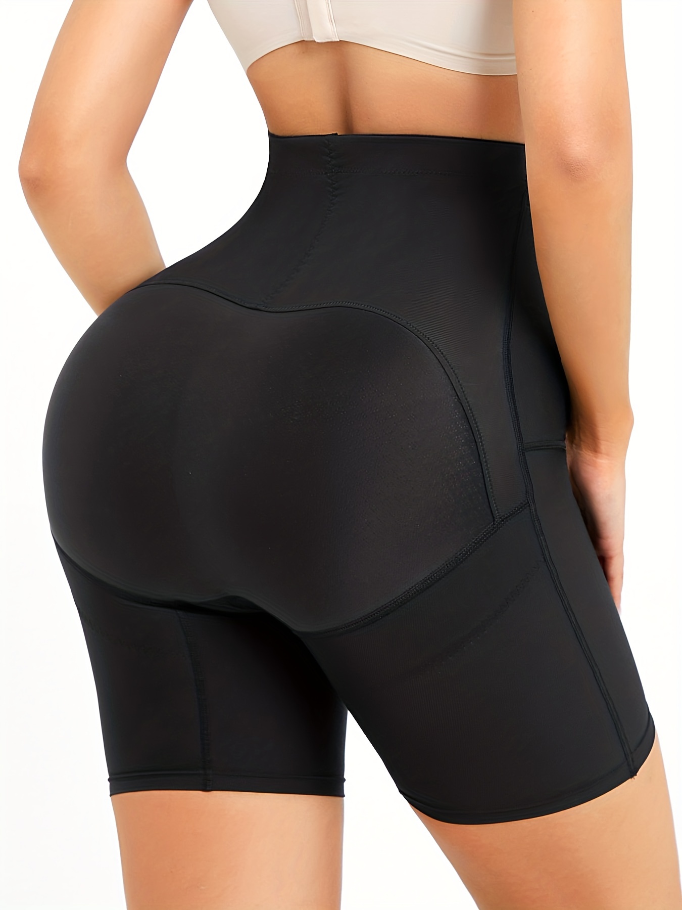 Seamless Solid Shaping Pants Tummy Control Compression - Temu